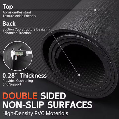 Versatile Home Gym Mat – 6'x2' & 6'x4' for Fitness, Yoga & Workouts