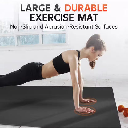Versatile Home Gym Mat – 6'x2' & 6'x4' for Fitness, Yoga & Workouts