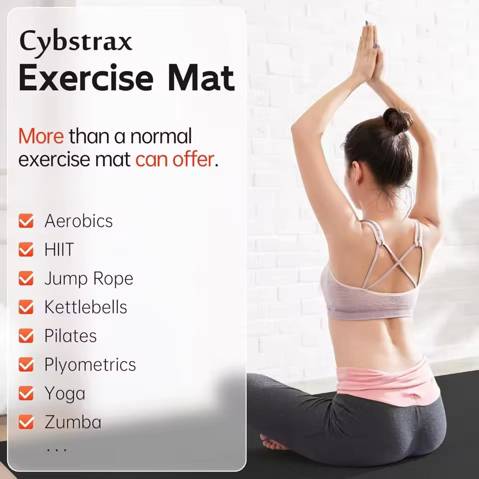 Versatile Home Gym Mat – 6'x2' & 6'x4' for Fitness, Yoga & Workouts